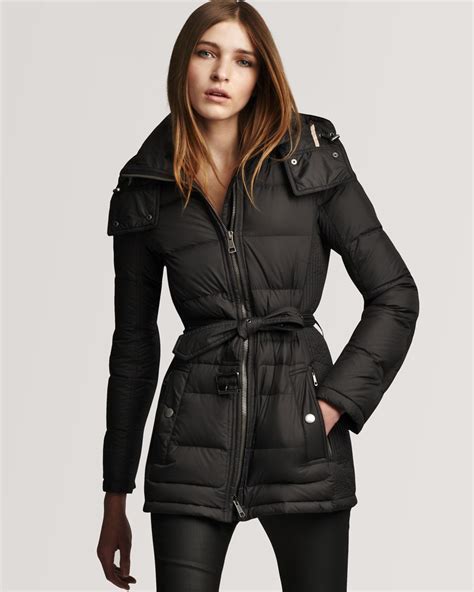 burberry brit puffer jacket|burberry puffer jacket for women.